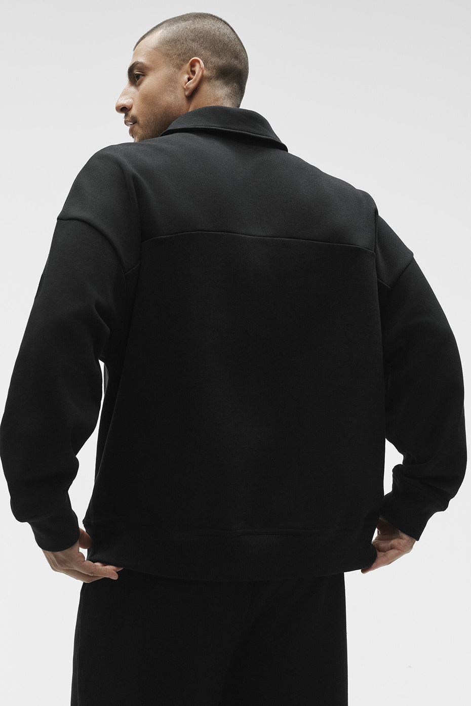Pull Henley À Manches Longues Take It Easy - Noir