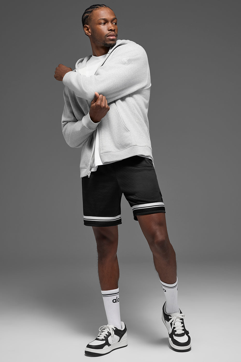 Sweat À Capuche Zippé Épais Renown - Athletic Heather Grey
