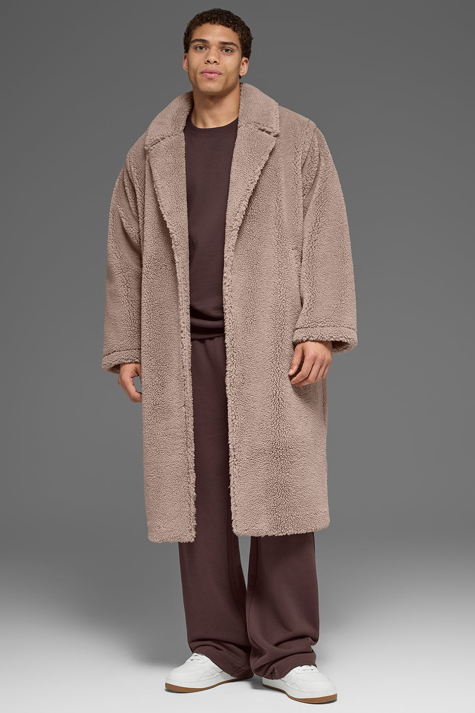 Trench-Coat Sherpa Oversize - Chai Latte