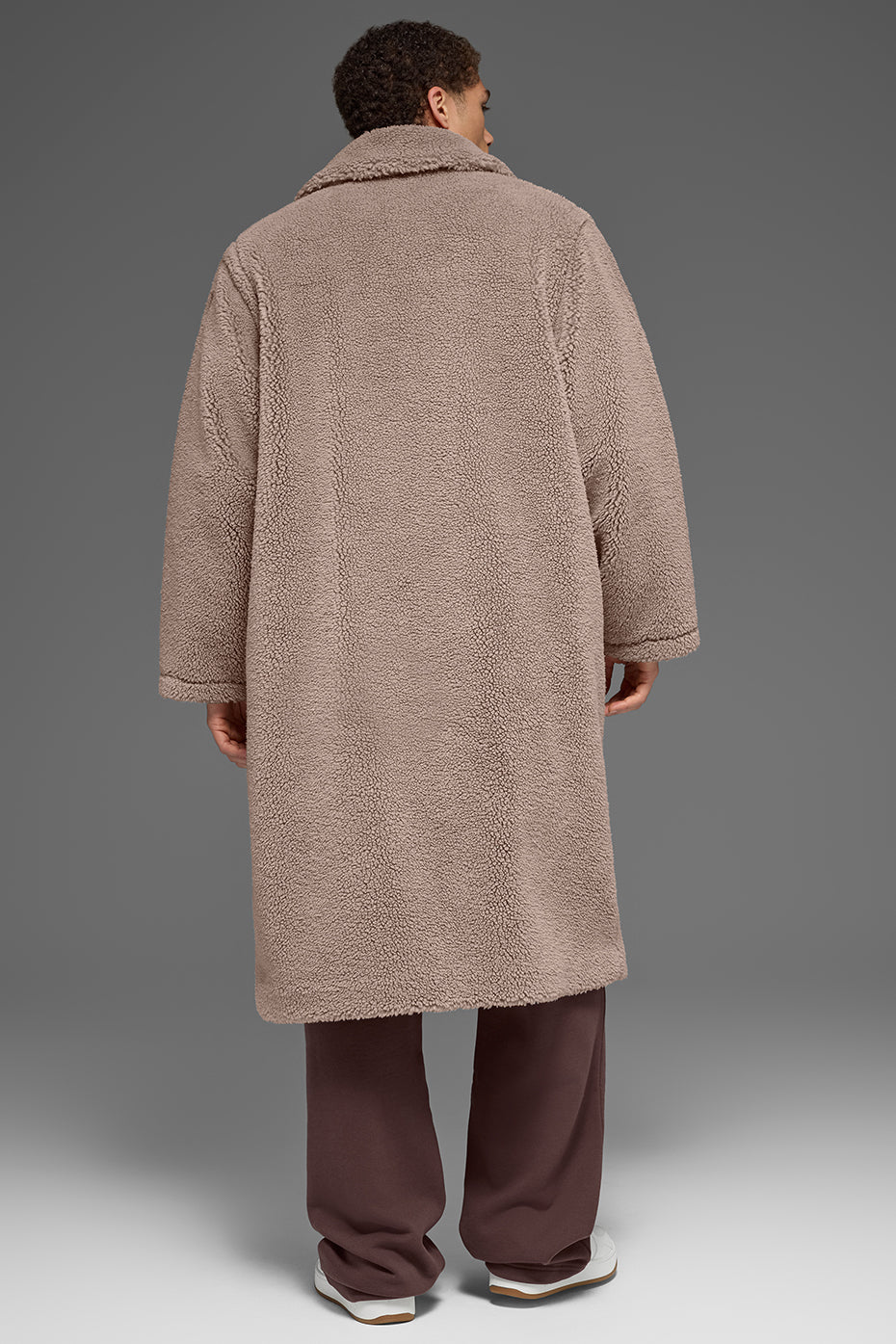 Trench-Coat Sherpa Oversize - Chai Latte