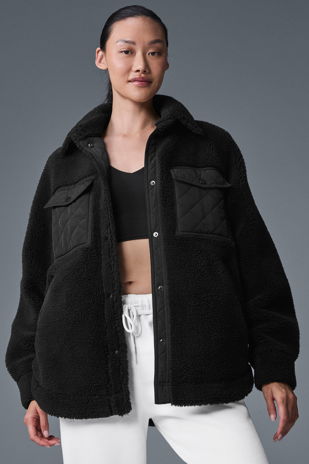 Veste-Chemise Sherpa Edge - Noir