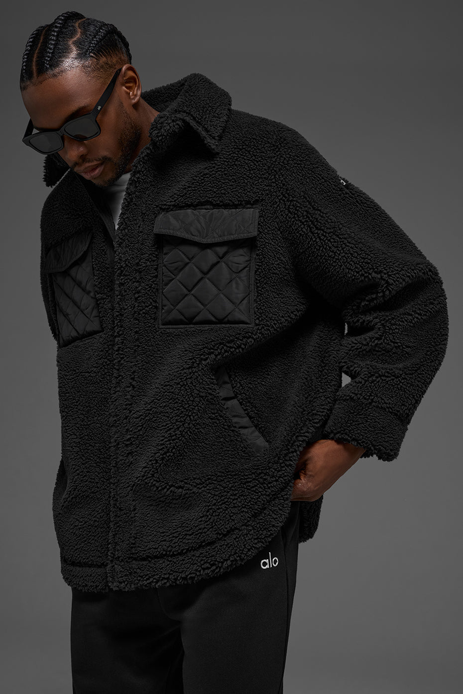 Veste-Chemise Sherpa Edge - Noir