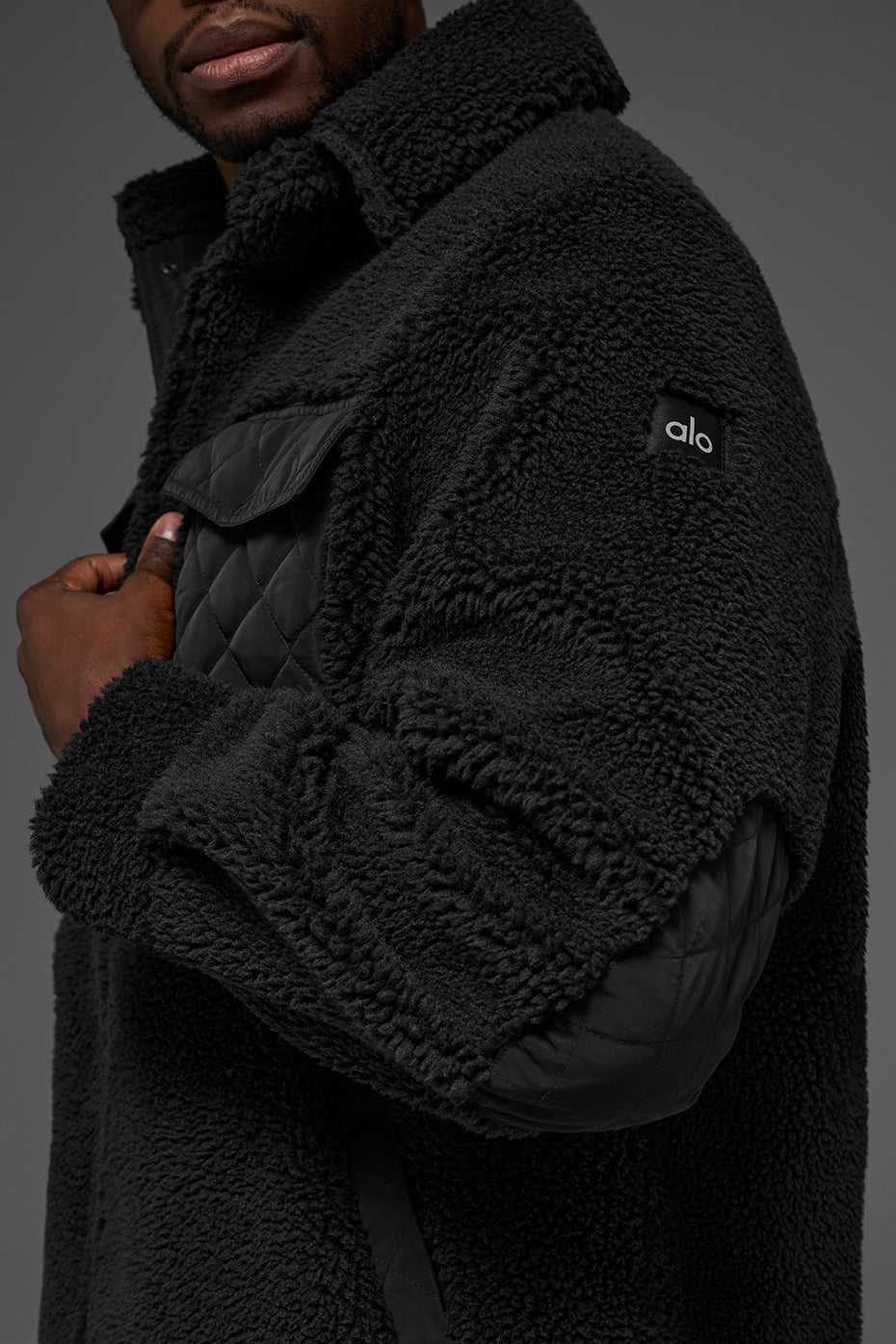 Veste-Chemise Sherpa Edge - Noir