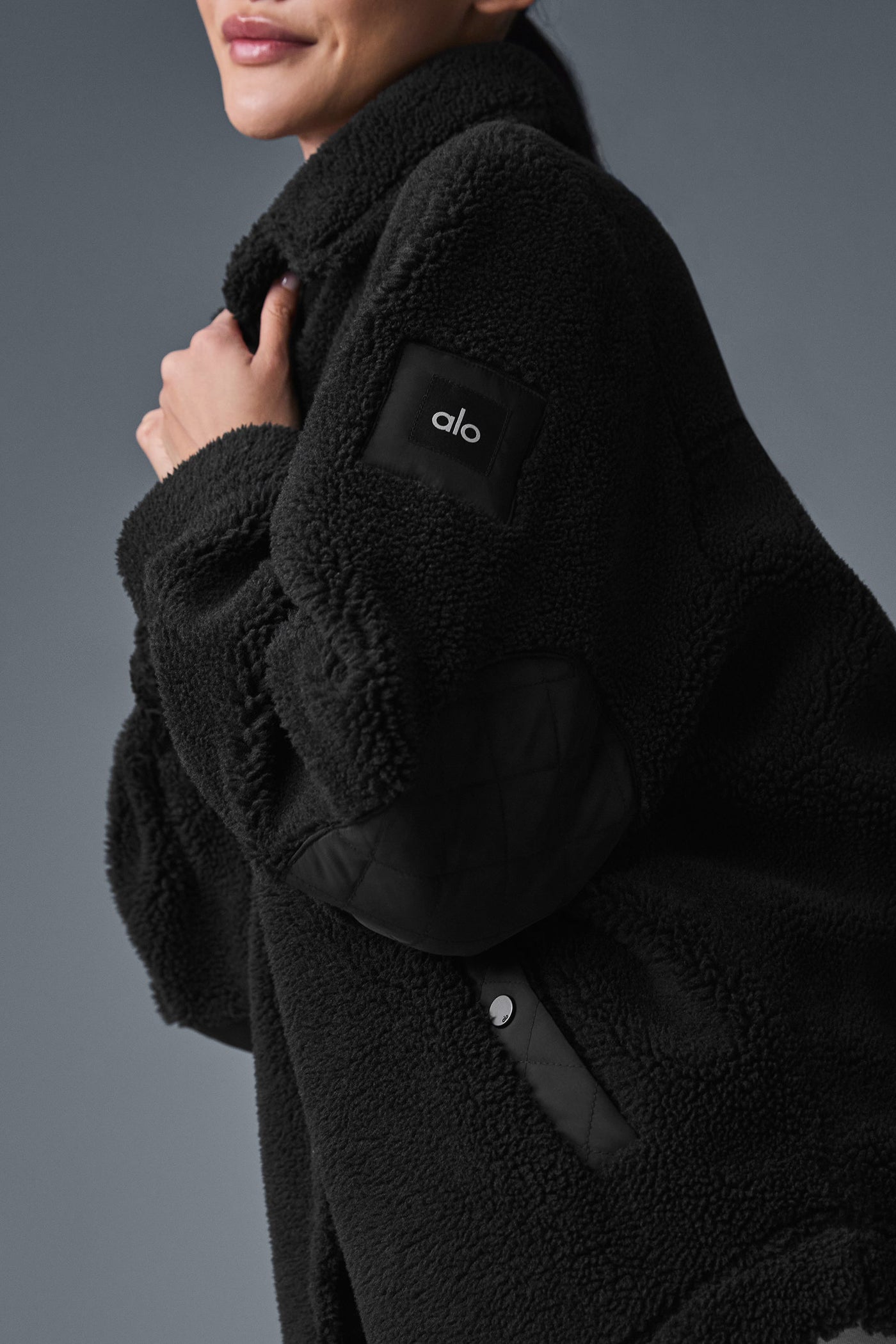 Veste-Chemise Sherpa Edge - Noir