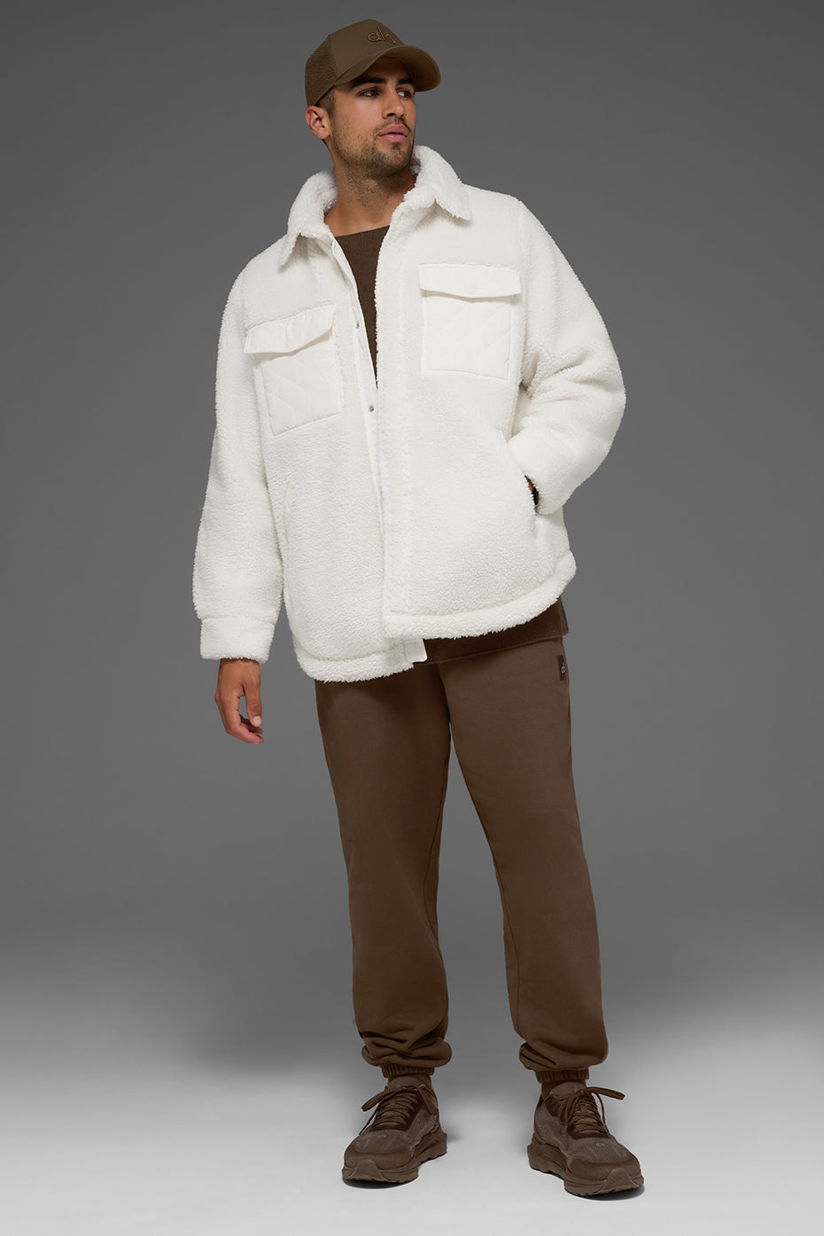 Veste-Chemise Sherpa Edge - Ivory