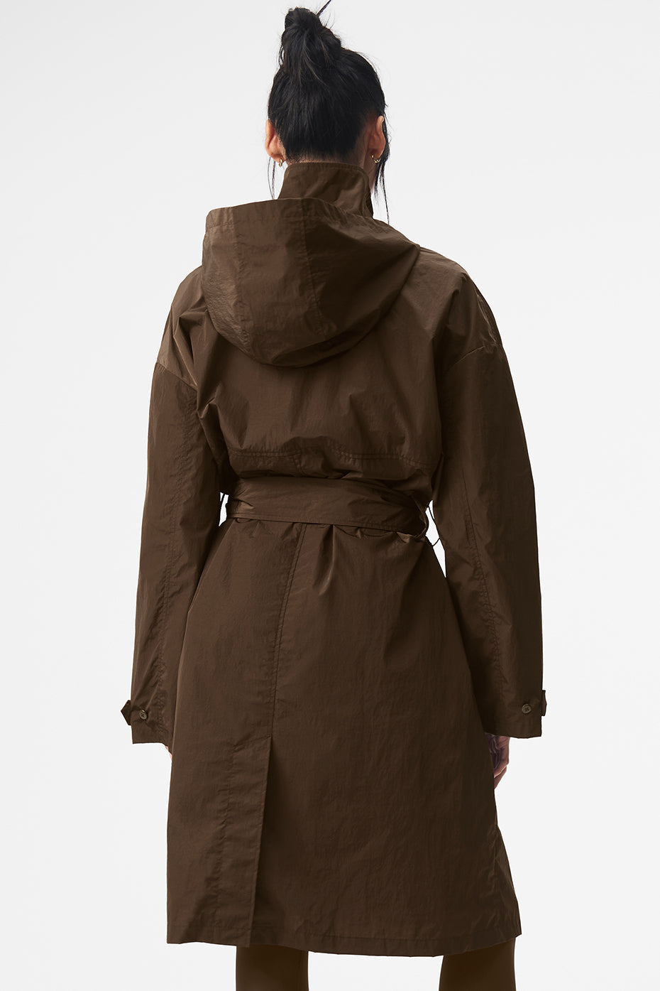 Trench-Coat Plissé On The Move - Espresso