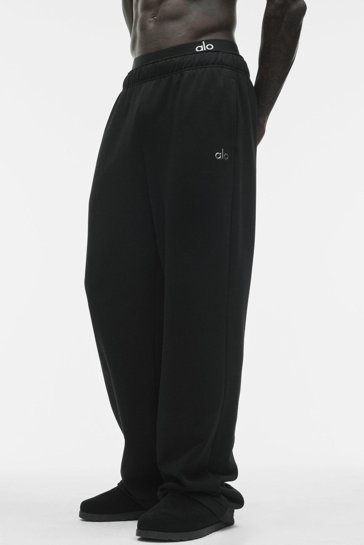 Pantalon De Survêtement Coupe Droite Accolade - Noir