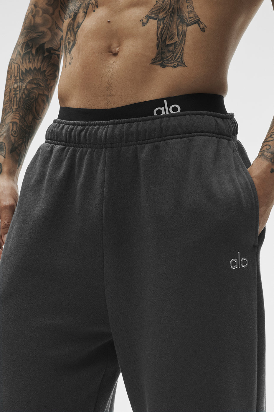 Pantalon De Survêtement Coupe Droite Accolade - Anthracite