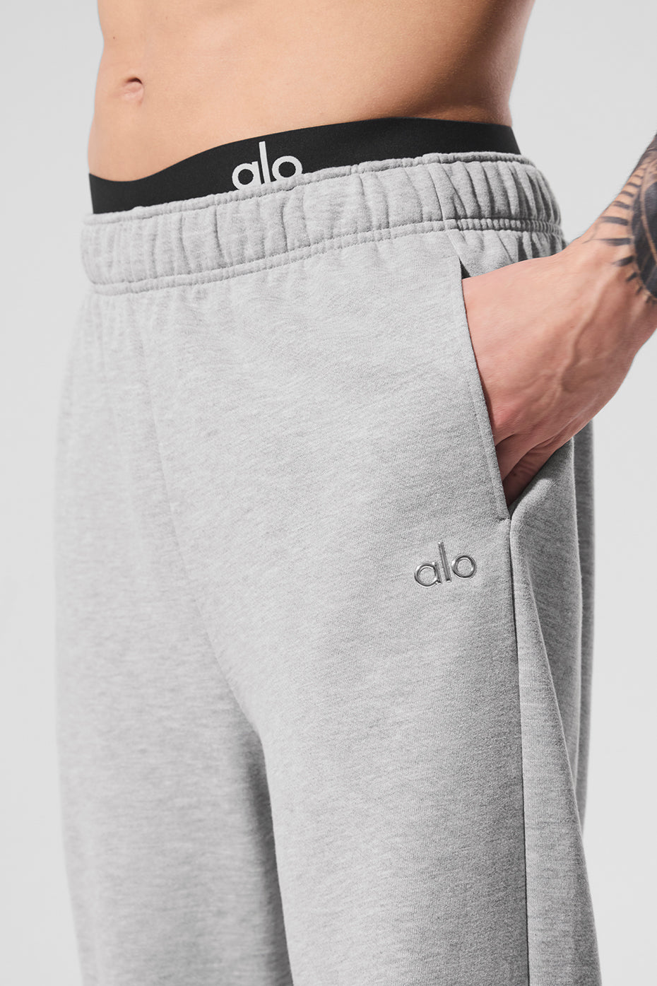Pantalon De Survêtement Coupe Droite Accolade - Athletic Heather Grey