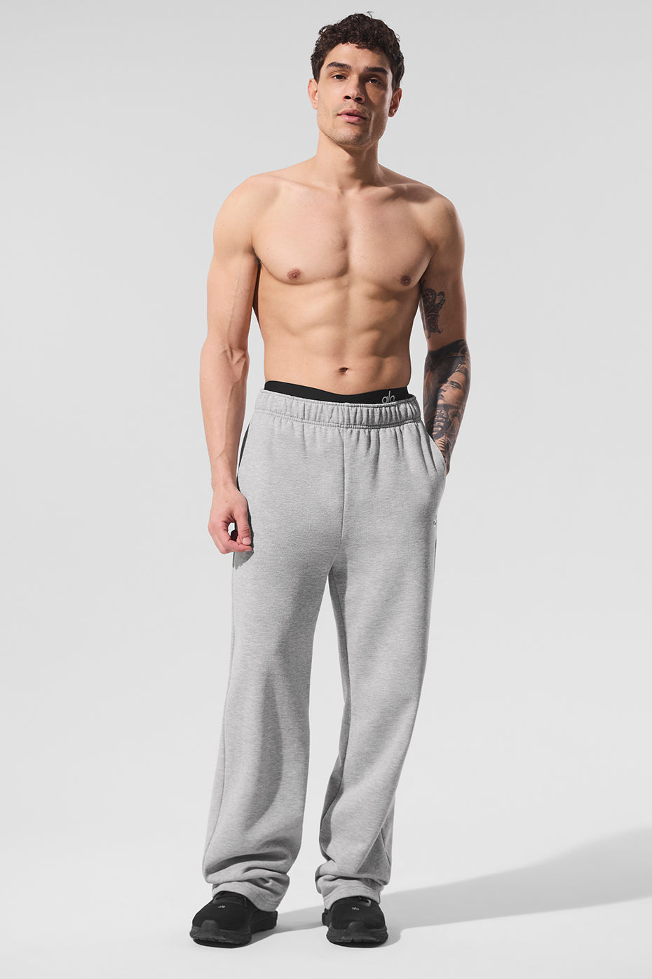 Pantalon De Survêtement Coupe Droite Accolade - Athletic Heather Grey