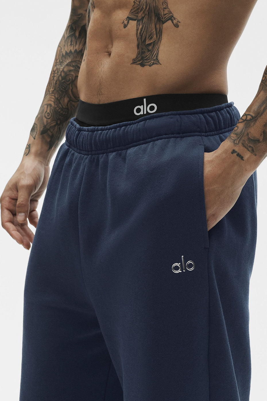 Pantalon De Survêtement Coupe Droite Accolade - Navy