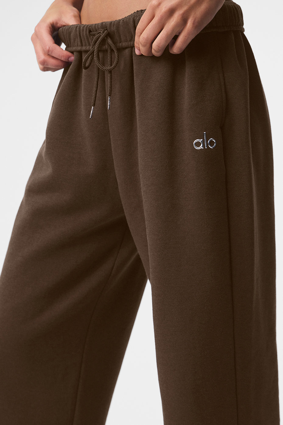 Pantalon De Survêtement Coupe Droite Accolade - Espresso