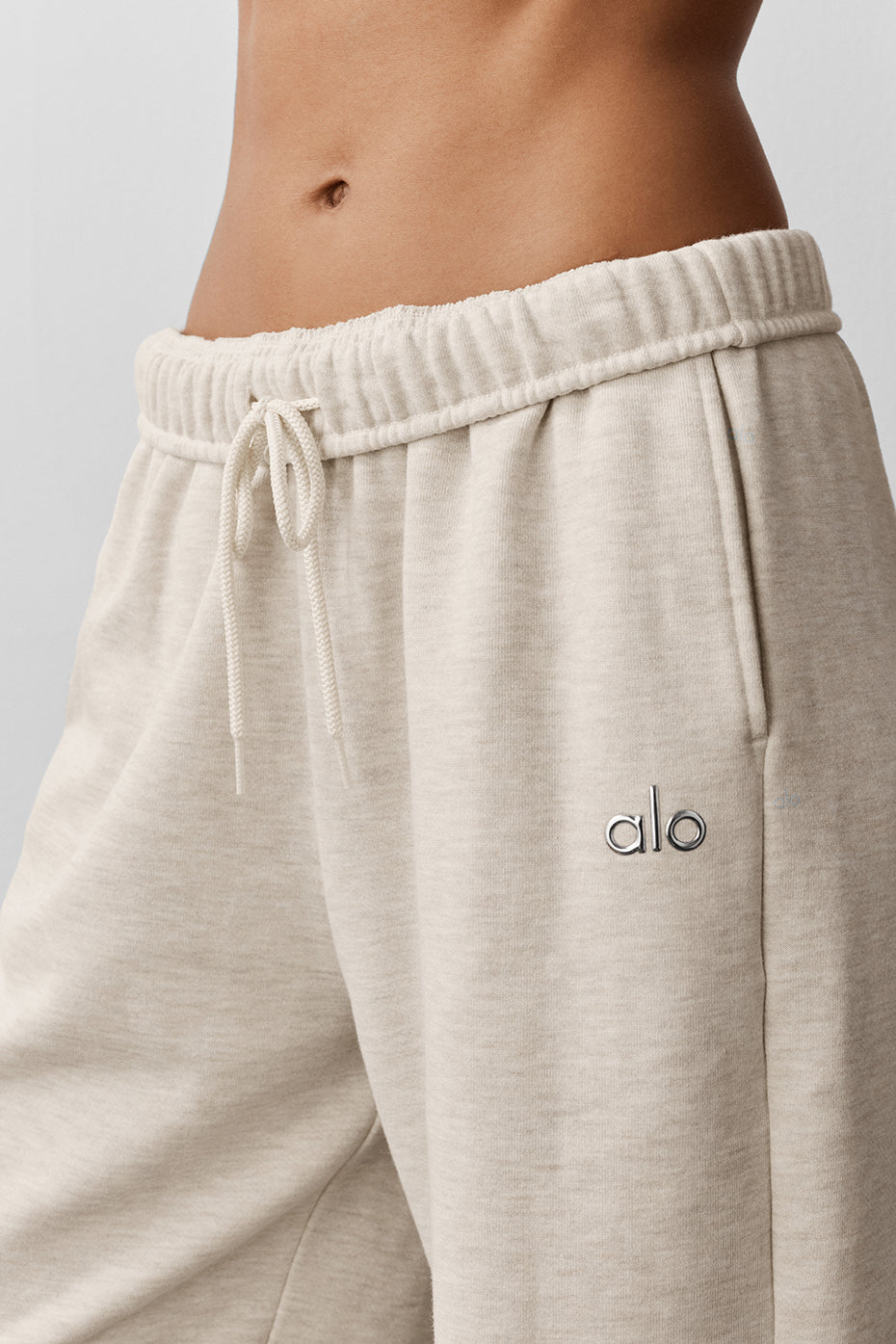 Pantalon De Survêtement Coupe Droite Accolade - Oatmeal Heather