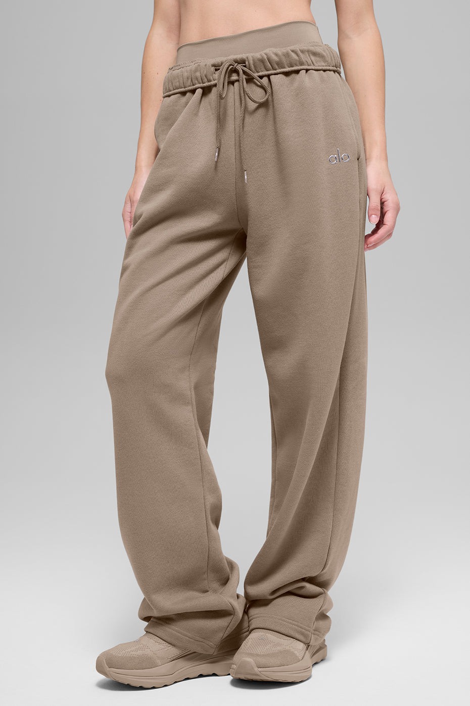 Pantalon De Survêtement Coupe Droite Accolade - Gravel