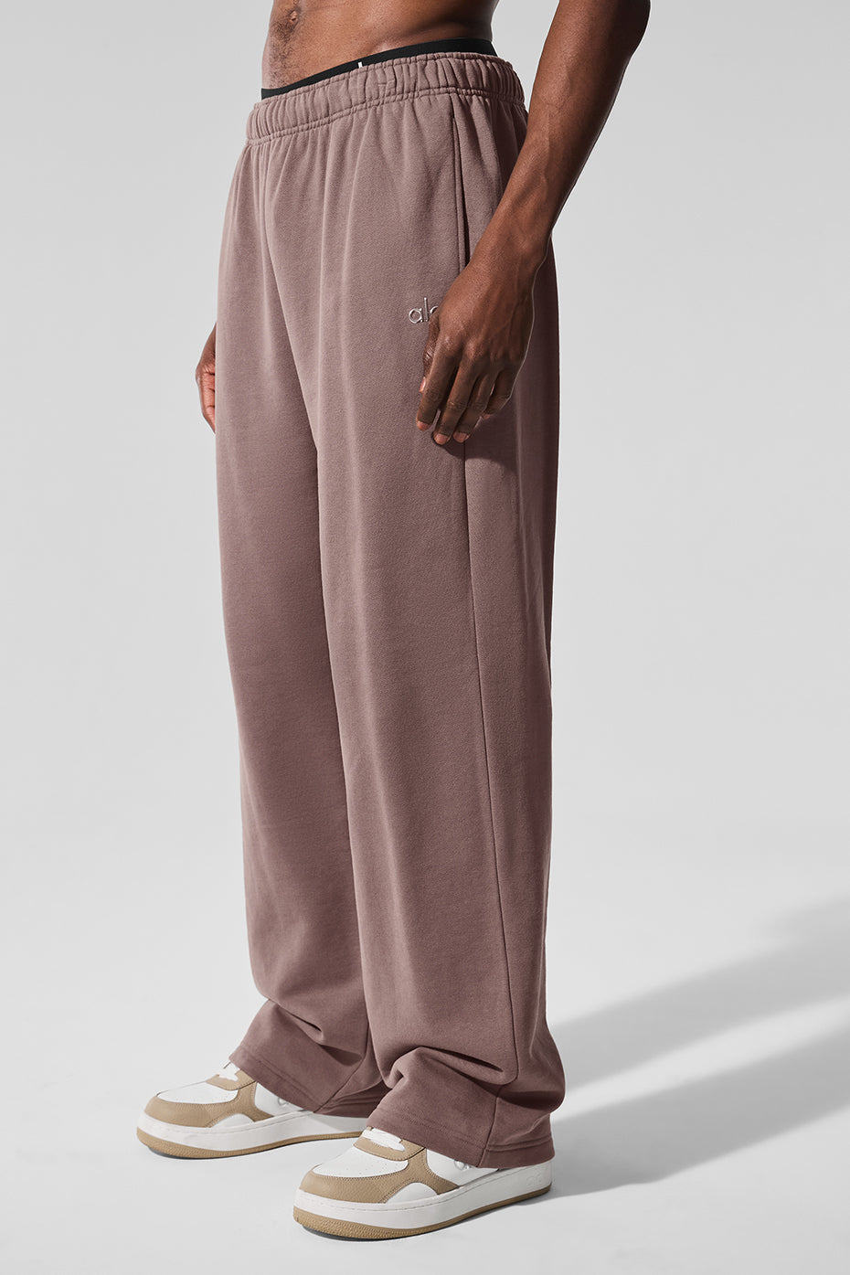 Pantalon De Survêtement Coupe Droite Accolade - Mushroom