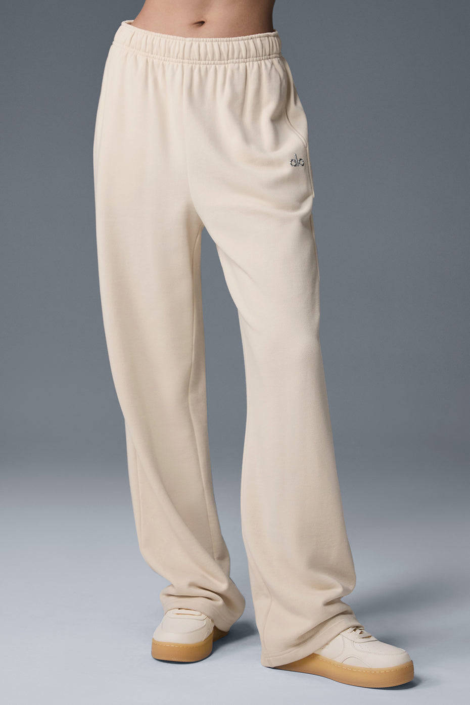 Pantalon De Survêtement Coupe Droite Accolade - Oat Milk