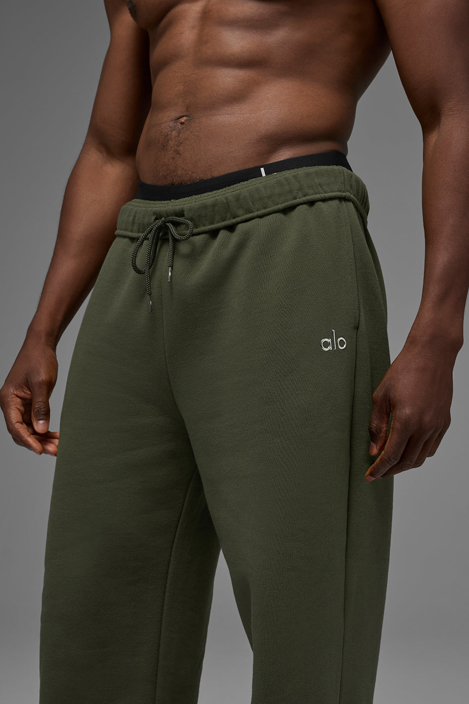 Pantalon De Survêtement Coupe Droite Accolade - Green Olive