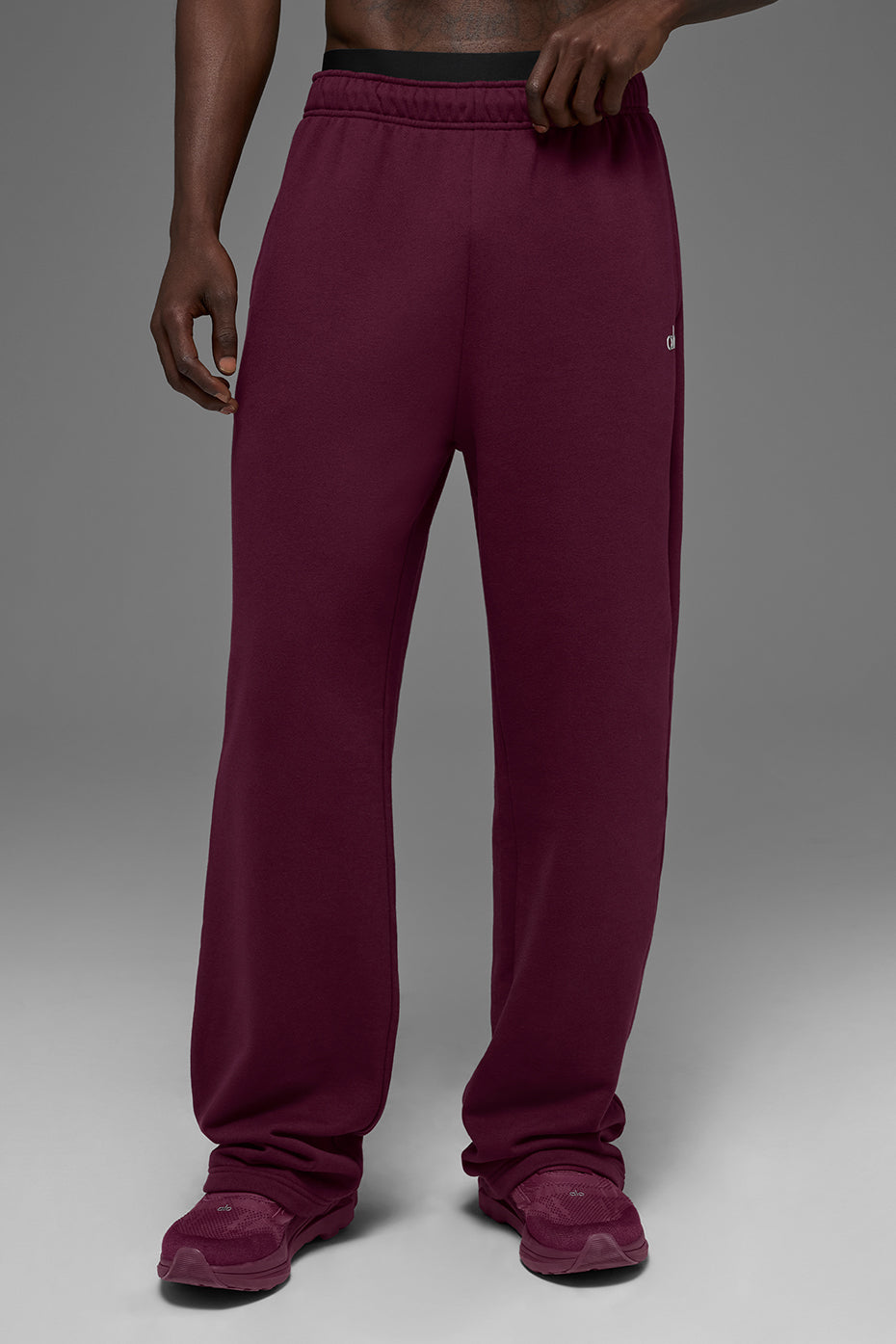 Pantalon De Survêtement Coupe Droite Accolade - Bordeaux