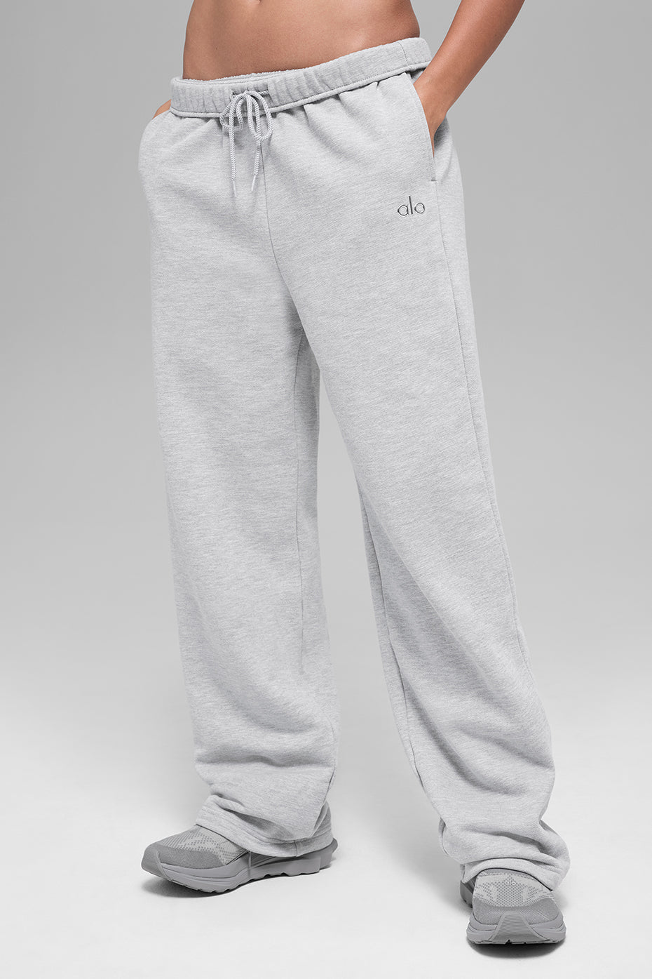 Pantalon De Survêtement Coupe Droite Accolade - Athletic Heather Grey