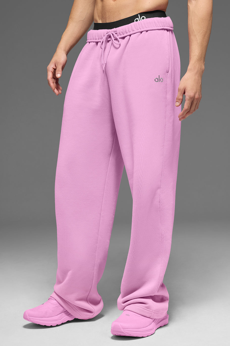 Pantalon De Survêtement Coupe Droite Accolade - Candy Heart Pink