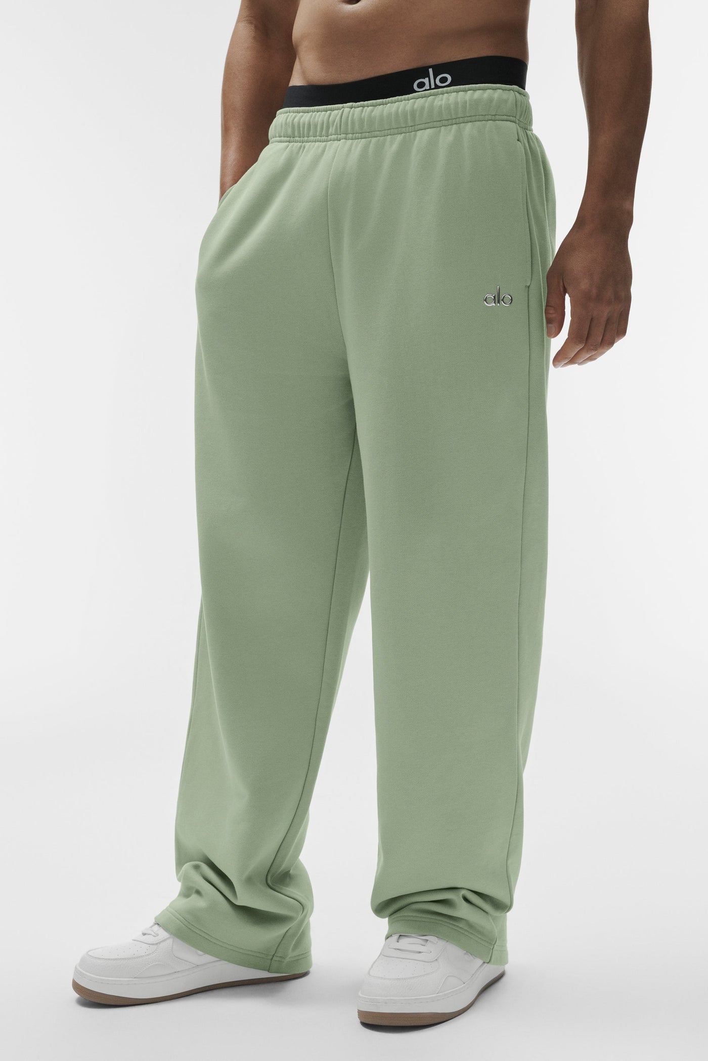 Pantalon De Survêtement Coupe Droite Accolade - Dune Grass