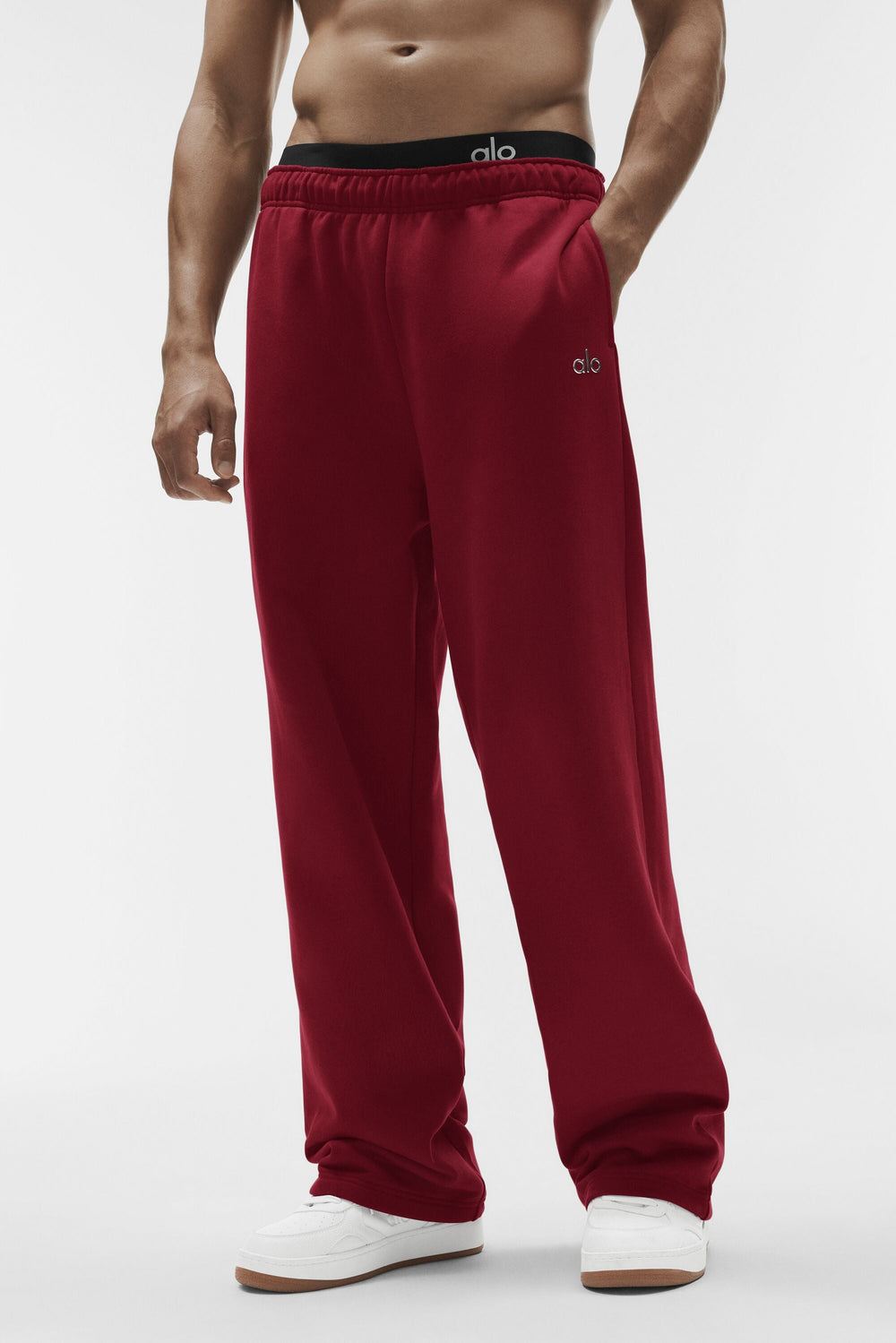 Pantalon De Survêtement Coupe Droite Accolade - Summer Romance Red