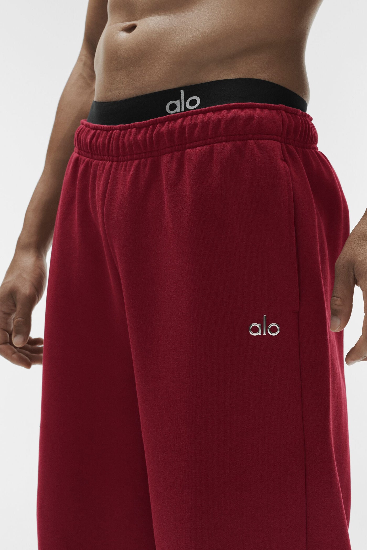 Pantalon De Survêtement Coupe Droite Accolade - Summer Romance Red