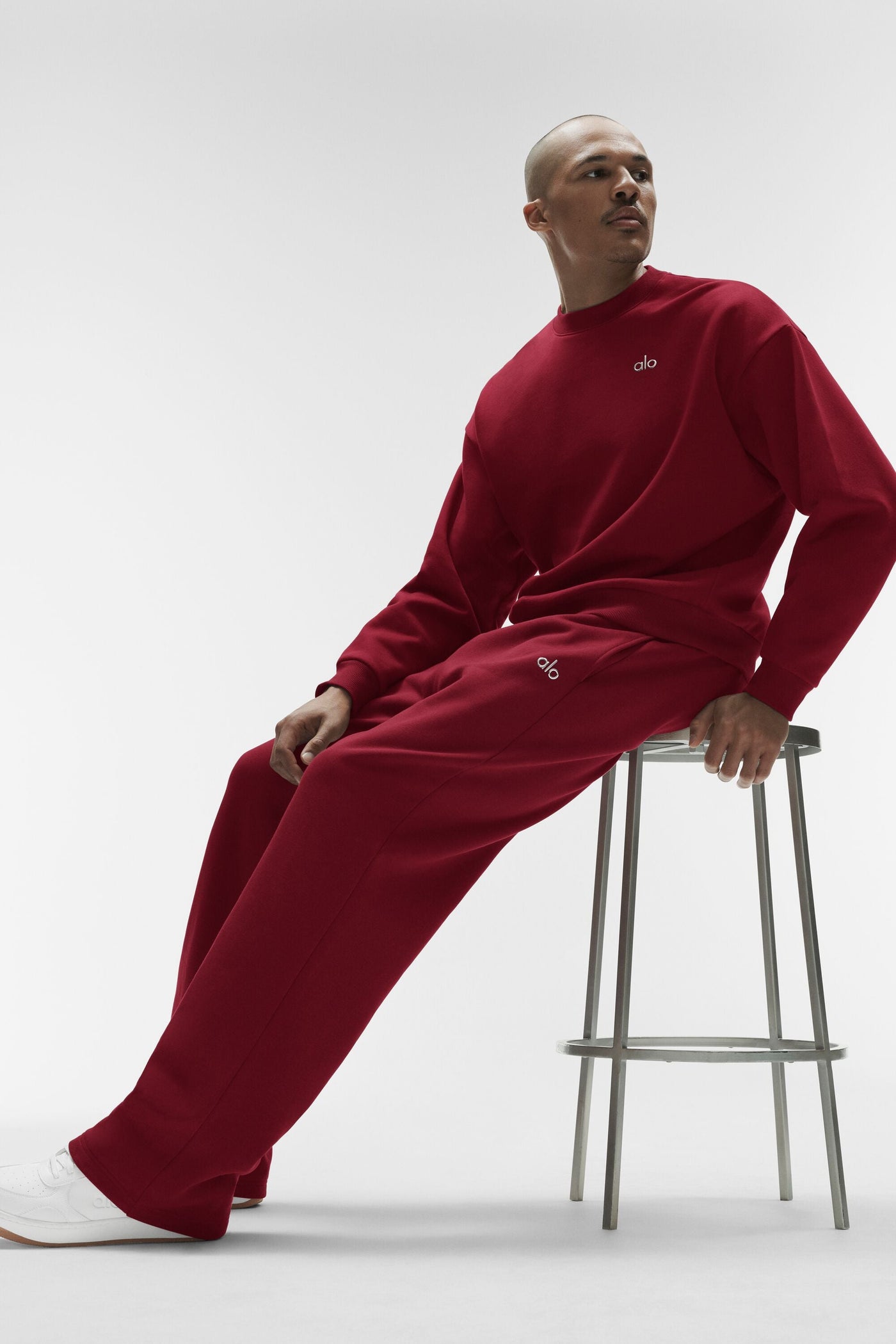 Pantalon De Survêtement Coupe Droite Accolade - Summer Romance Red