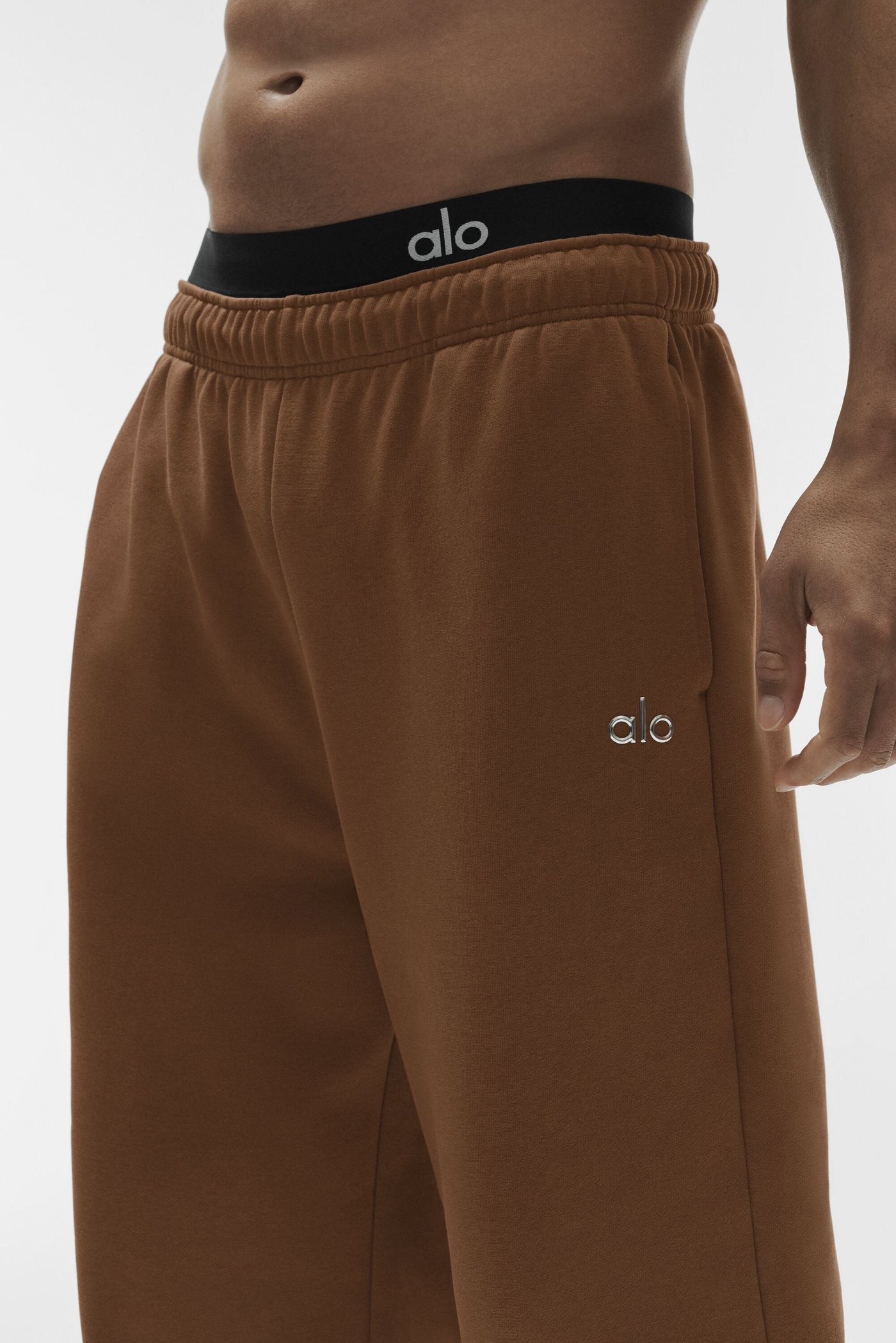 Pantalon De Survêtement Coupe Droite Accolade - Sun Kissed Brown