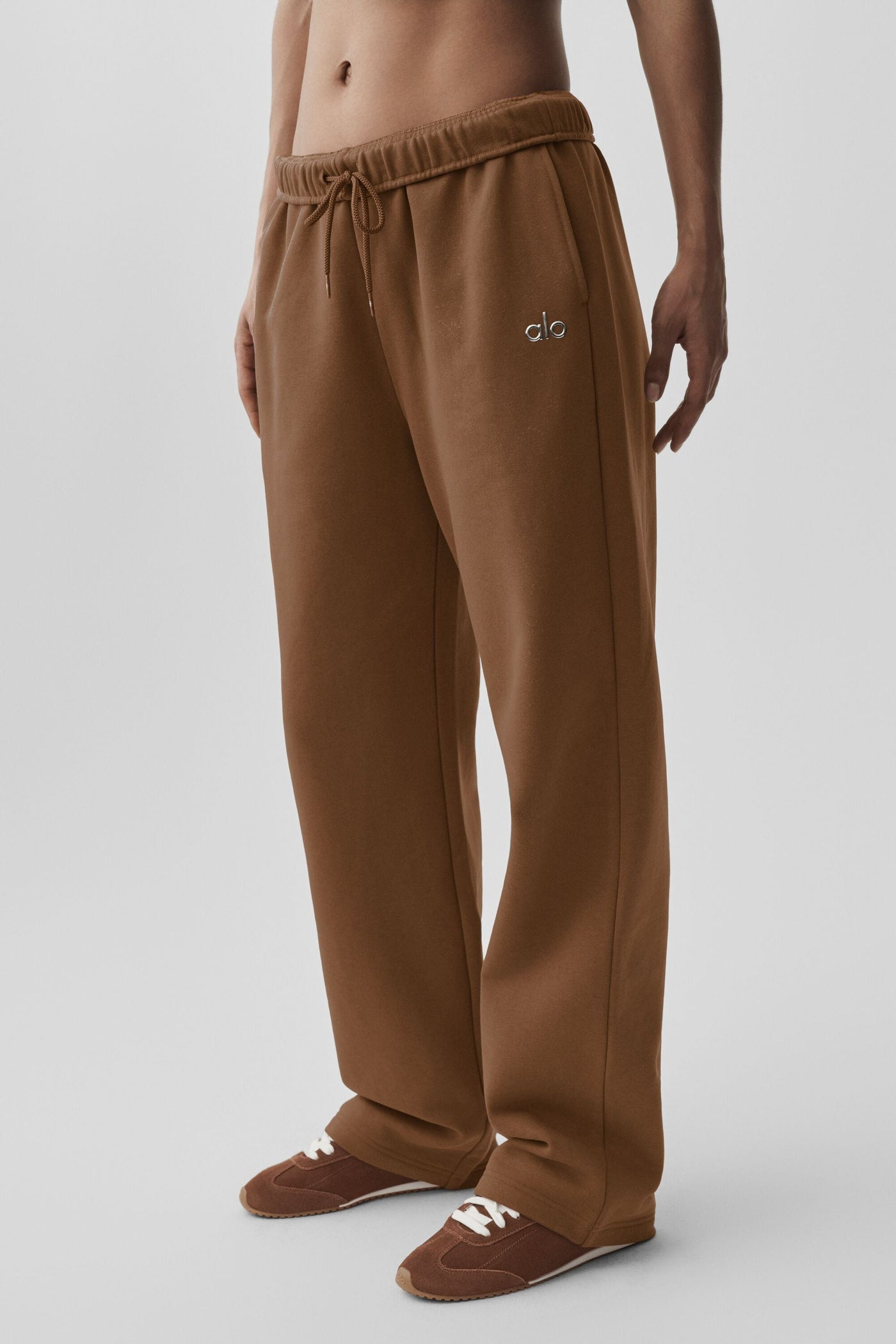 Pantalon De Survêtement Coupe Droite Accolade - Sun Kissed Brown