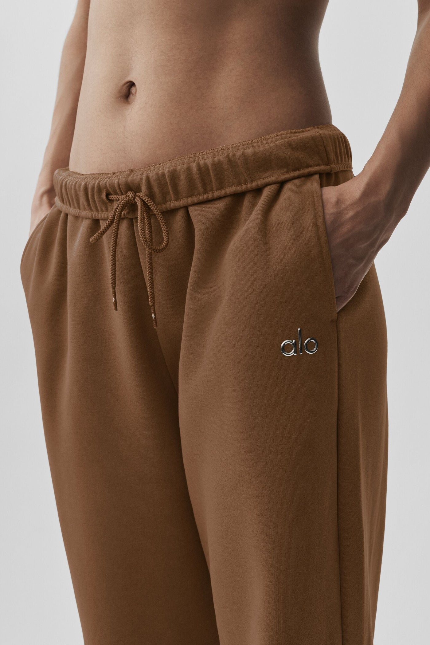Pantalon De Survêtement Coupe Droite Accolade - Sun Kissed Brown