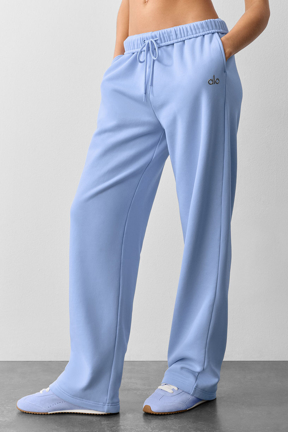 Pantalon De Survêtement Coupe Droite Accolade - Light Provence Blue