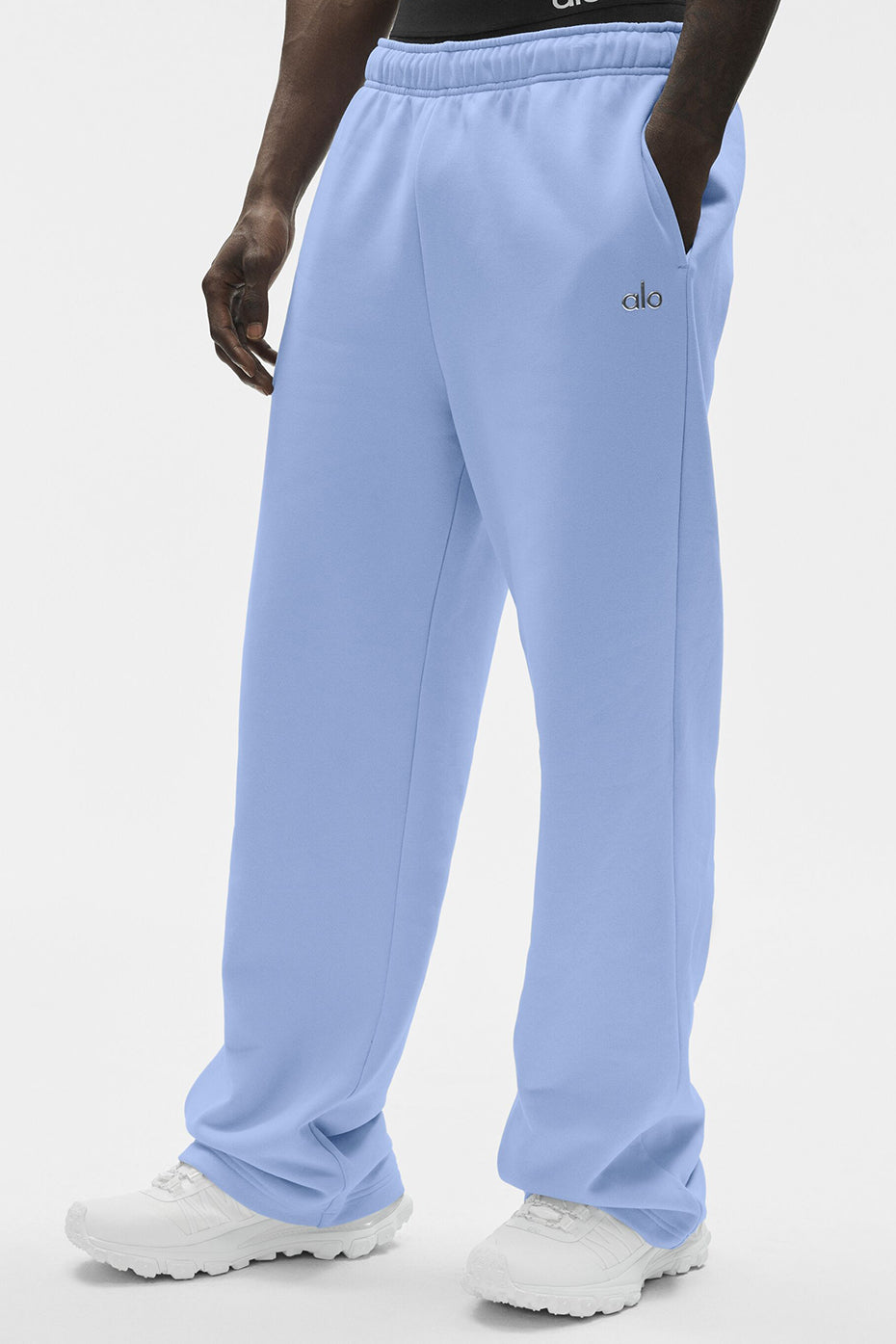 Pantalon De Survêtement Coupe Droite Accolade - Light Provence Blue