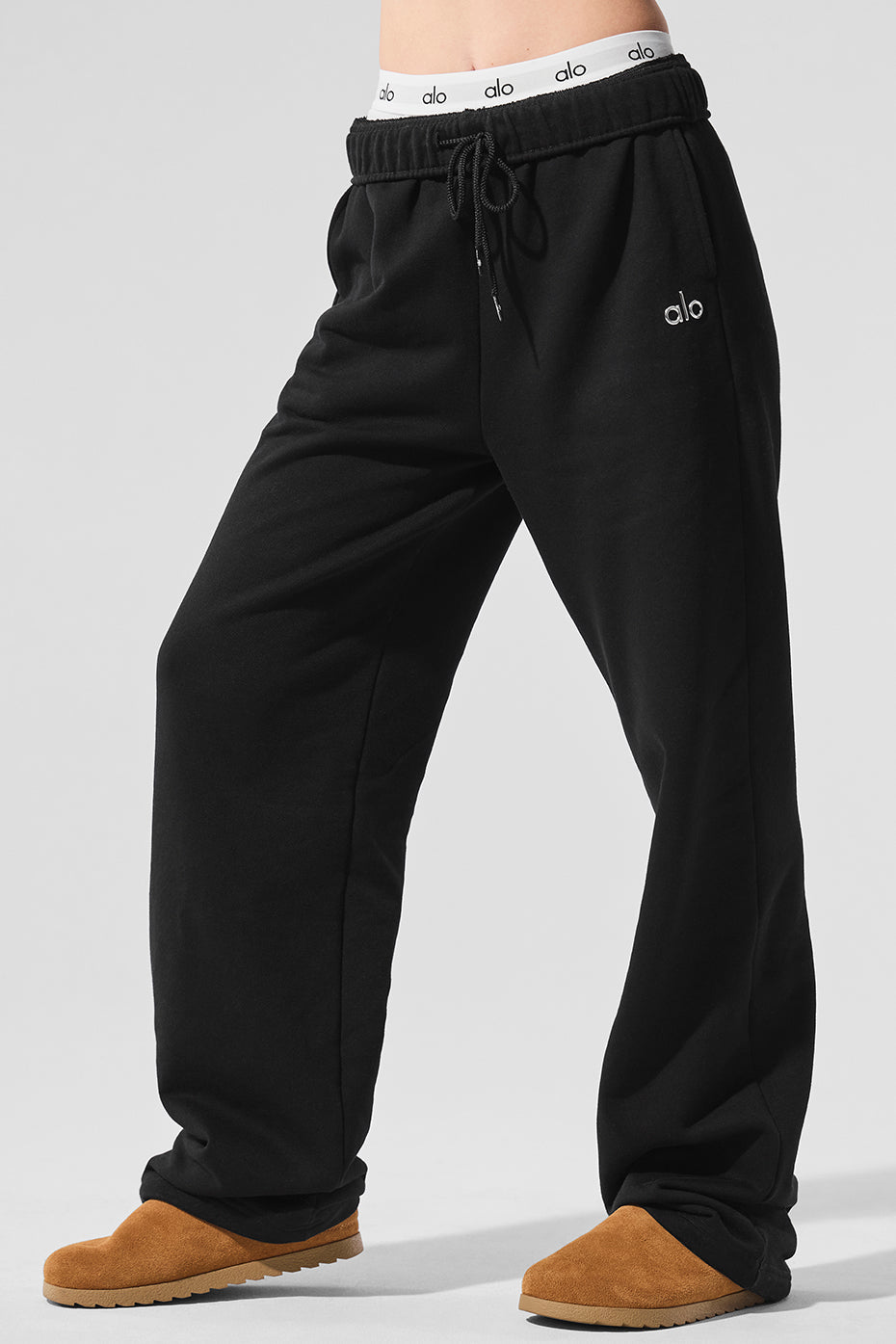 Pantalon De Survêtement Coupe Droite Accolade - Noir