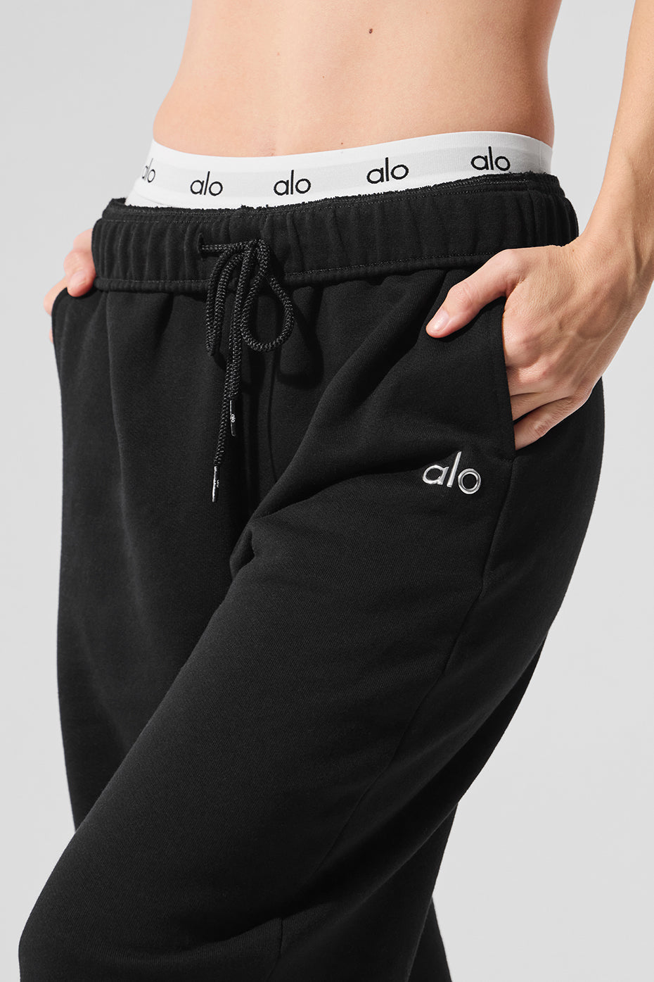 Pantalon De Survêtement Coupe Droite Accolade - Noir