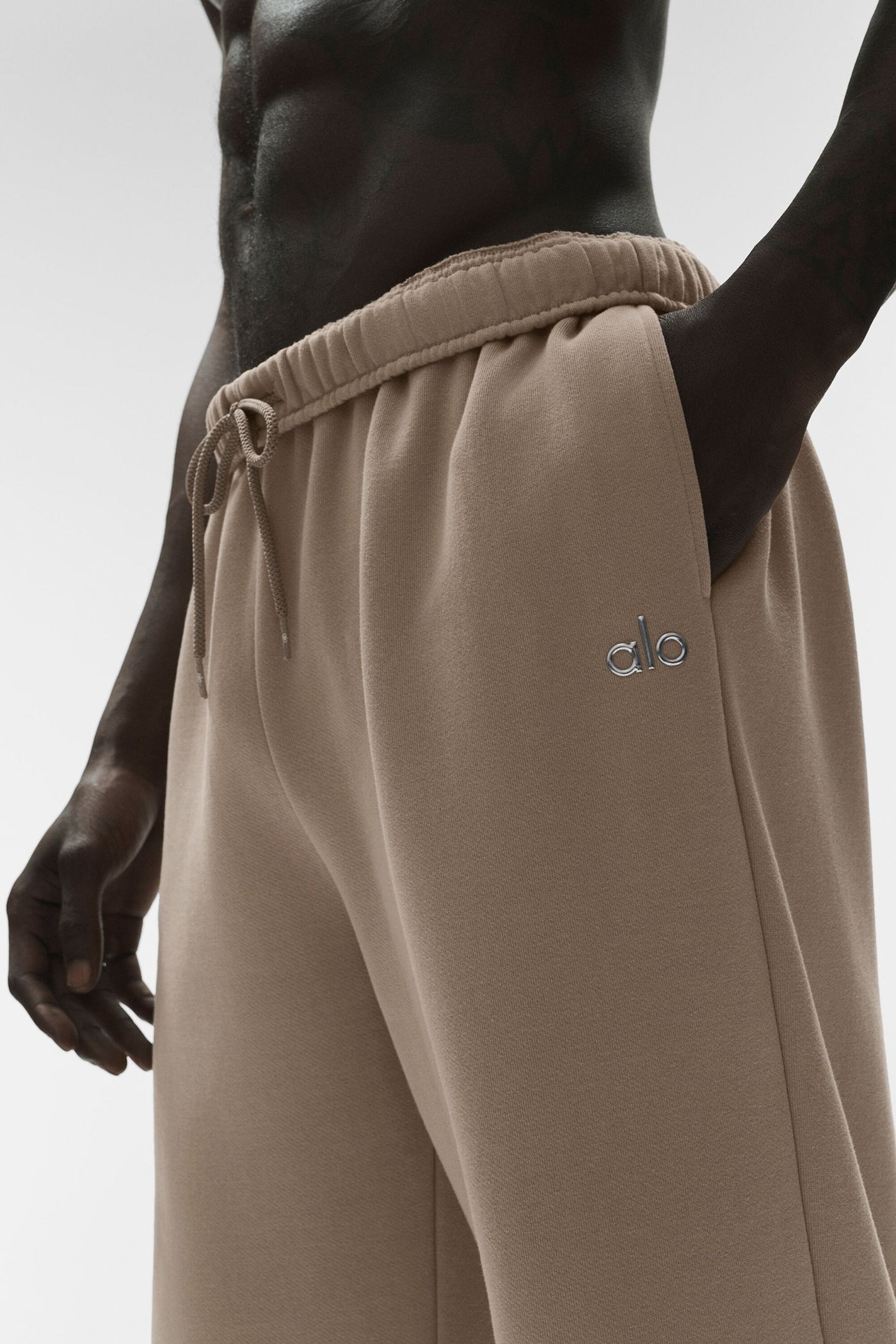 Pantalon De Survêtement Coupe Droite Accolade - Gravel