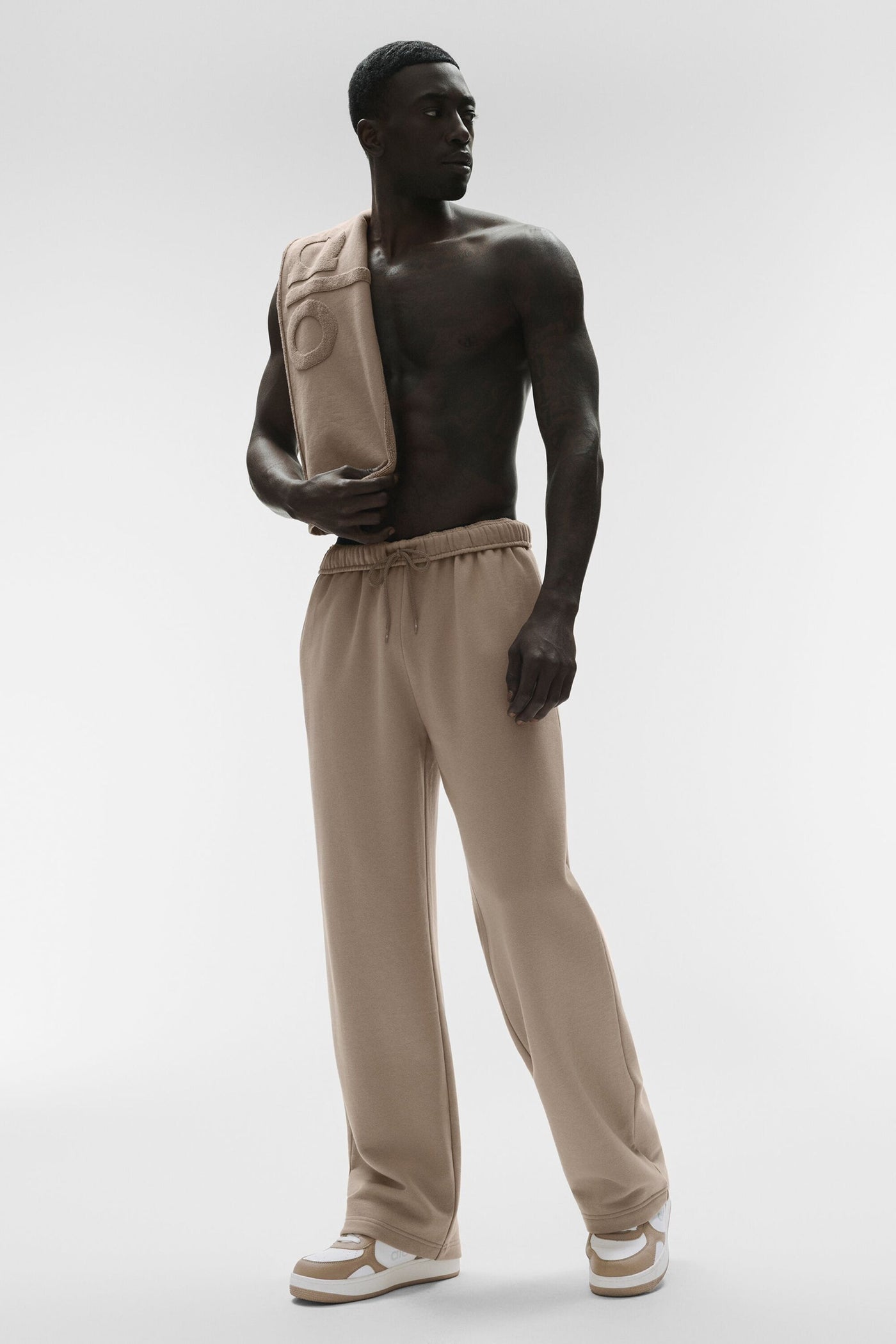 Pantalon De Survêtement Coupe Droite Accolade - Gravel