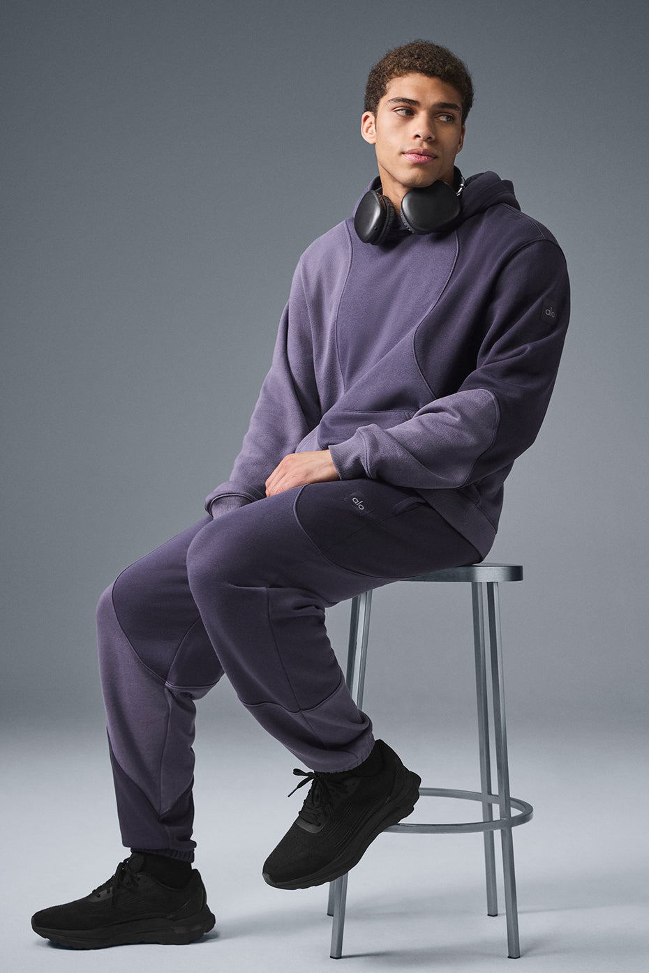 Pantalon De Survêtement Make Waves - Italian Plum Tonal