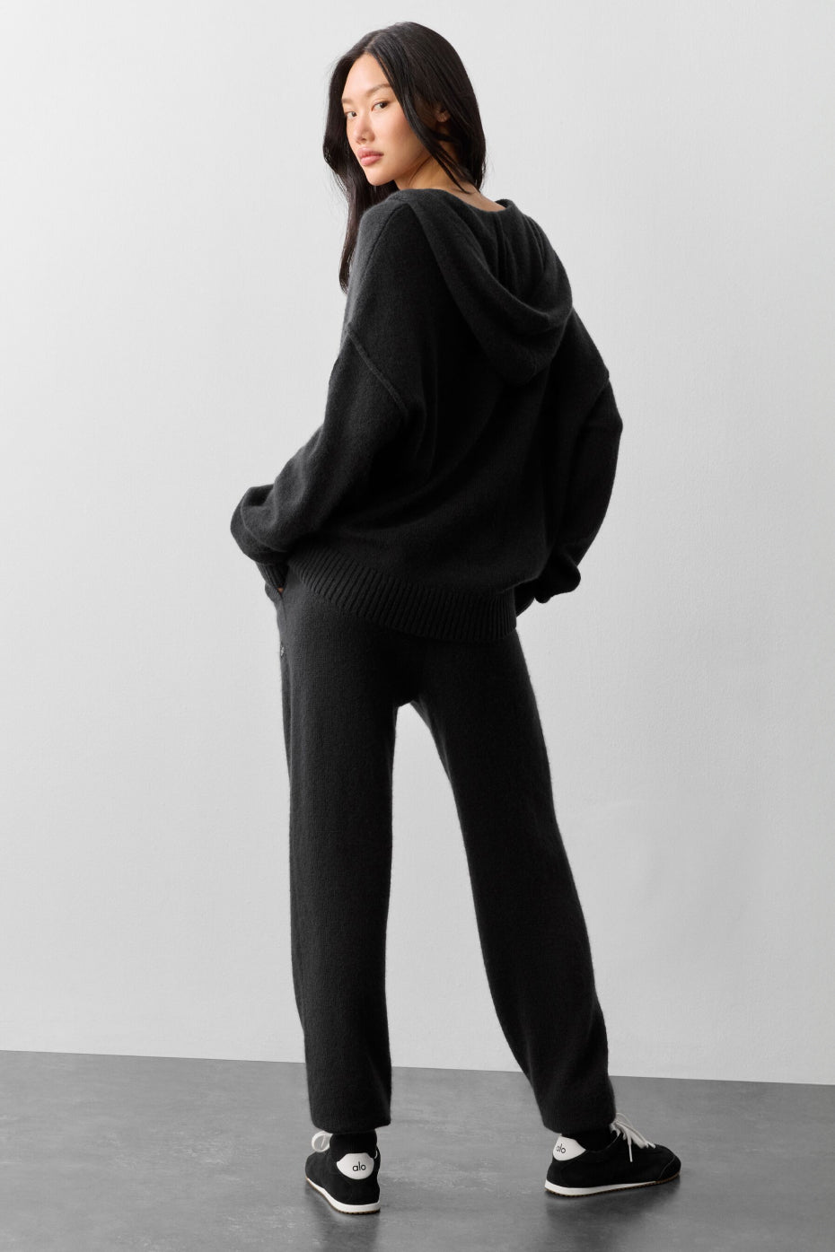 Pantalon De Survêtement En Laine Et Cachemire New Class - Noir
