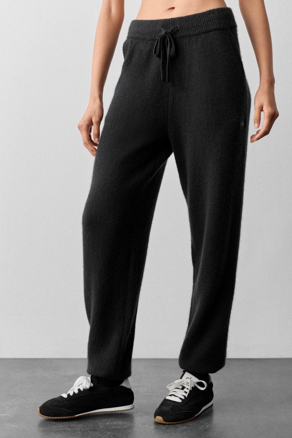 Pantalon De Survêtement En Laine Et Cachemire New Class - Noir