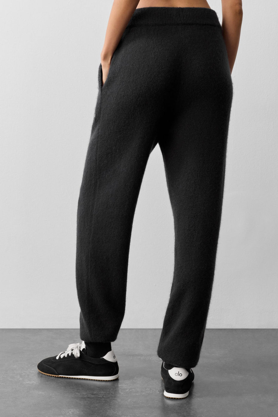 Pantalon De Survêtement En Laine Et Cachemire New Class - Noir