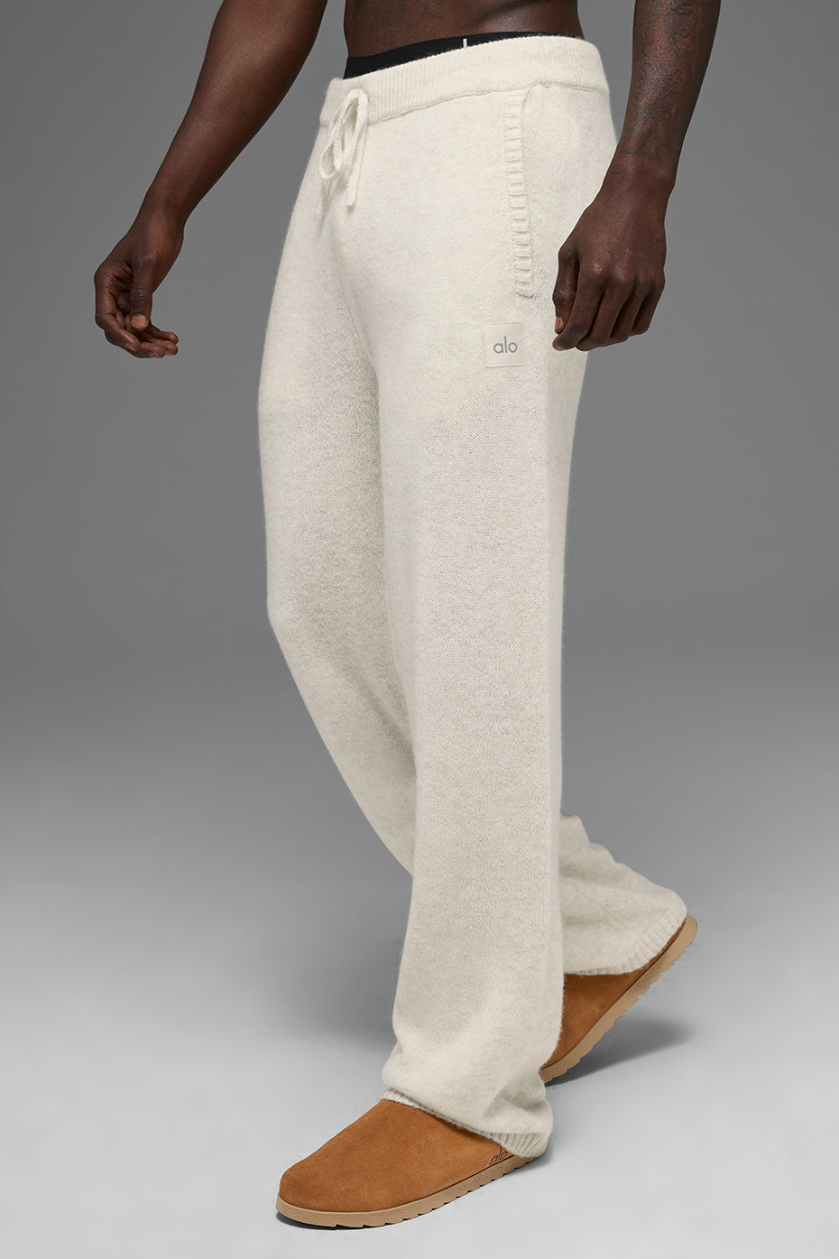 Pantalon De Survêtement En Laine Et Cachemire New Class - Bone Heather