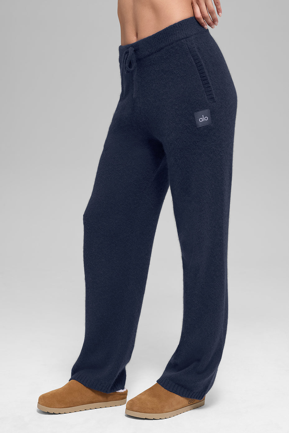 Pantalon De Survêtement En Laine Et Cachemire New Class - Navy
