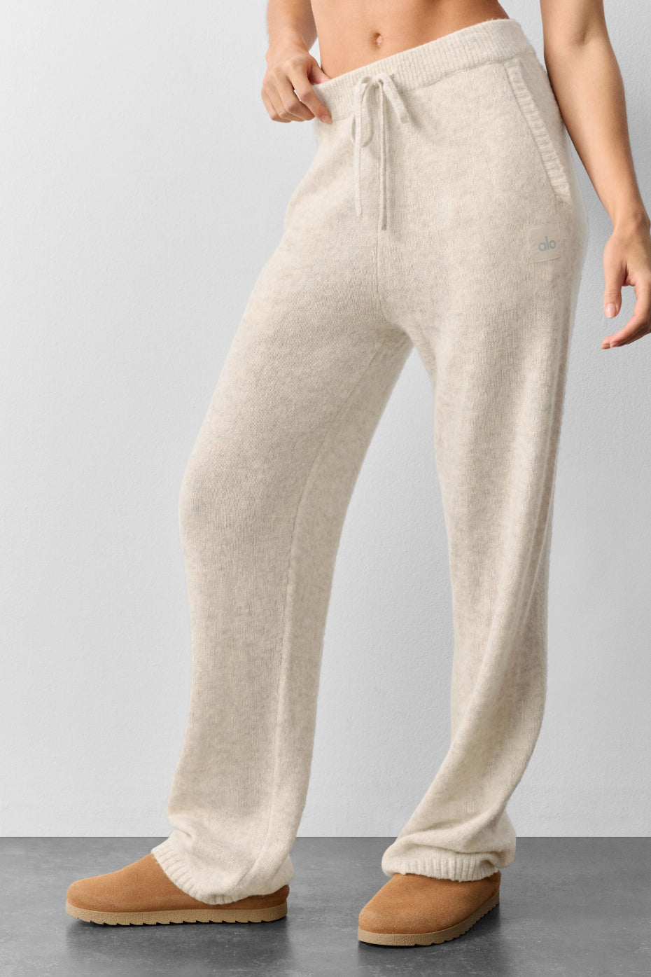 Pantalon De Survêtement En Laine Et Cachemire New Class - Oatmeal Heather