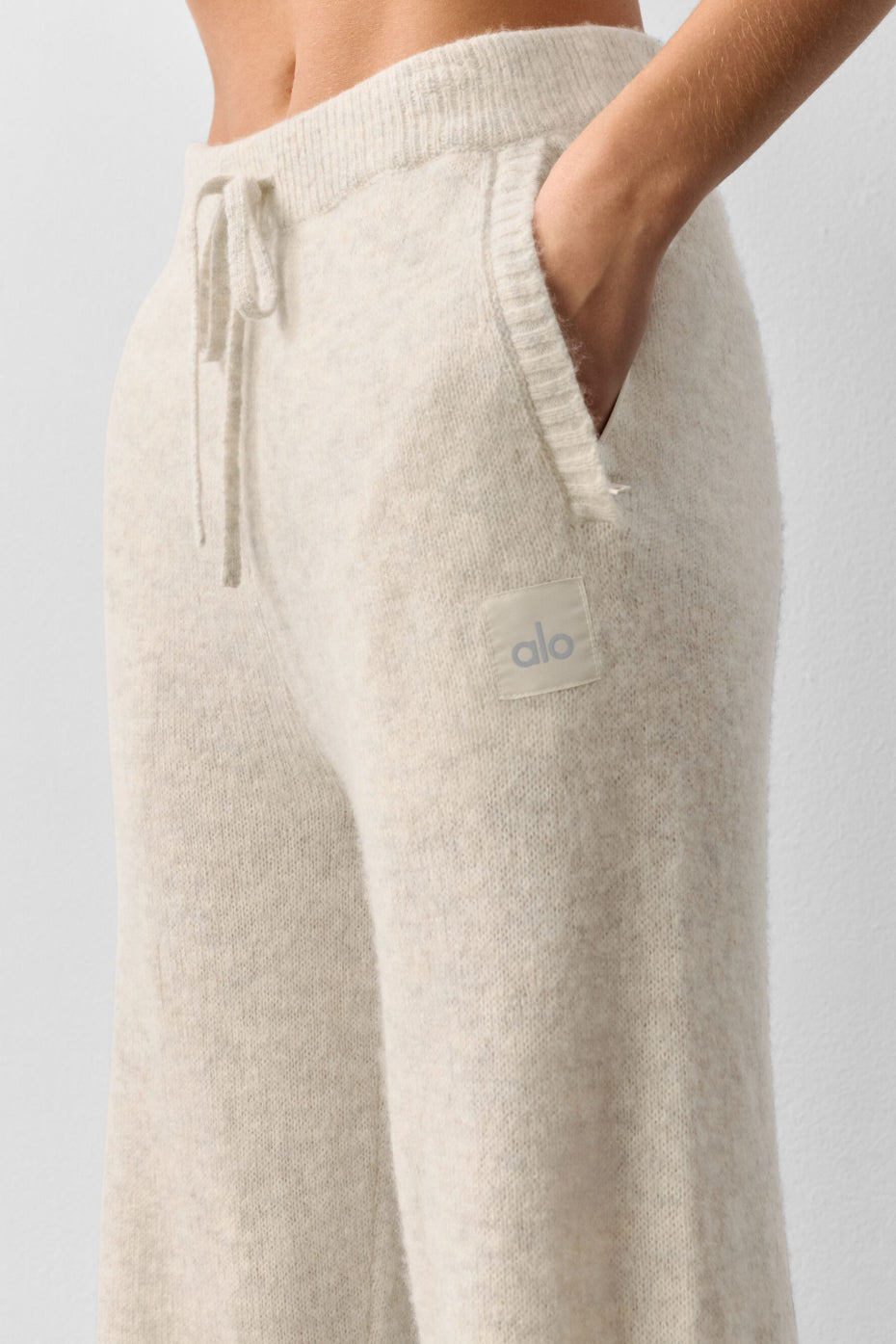 Pantalon De Survêtement En Laine Et Cachemire New Class - Oatmeal Heather