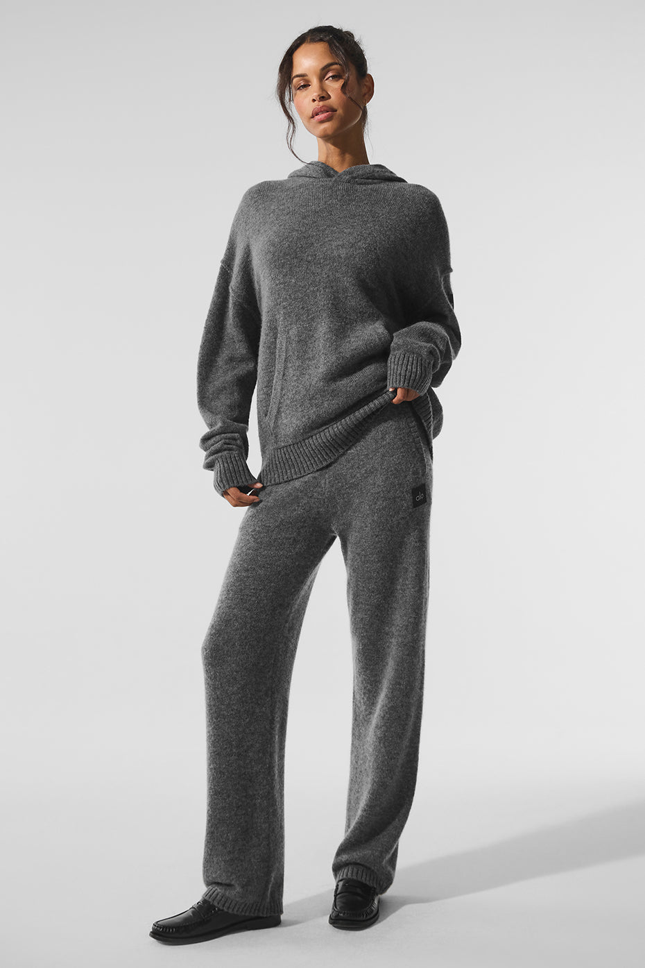 Pantalon De Survêtement En Laine Et Cachemire New Class - Platinum Grey