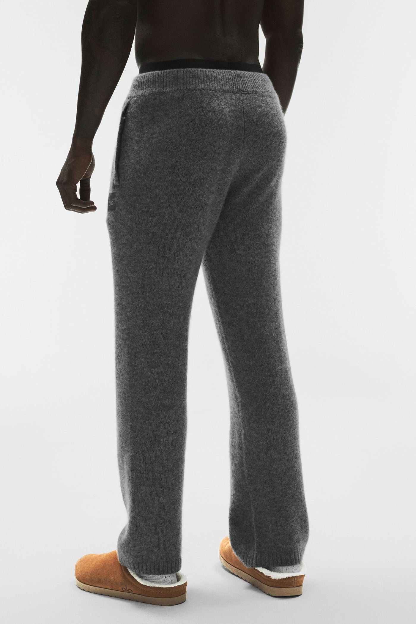 Pantalon De Survêtement En Laine Et Cachemire New Class - Platinum Grey