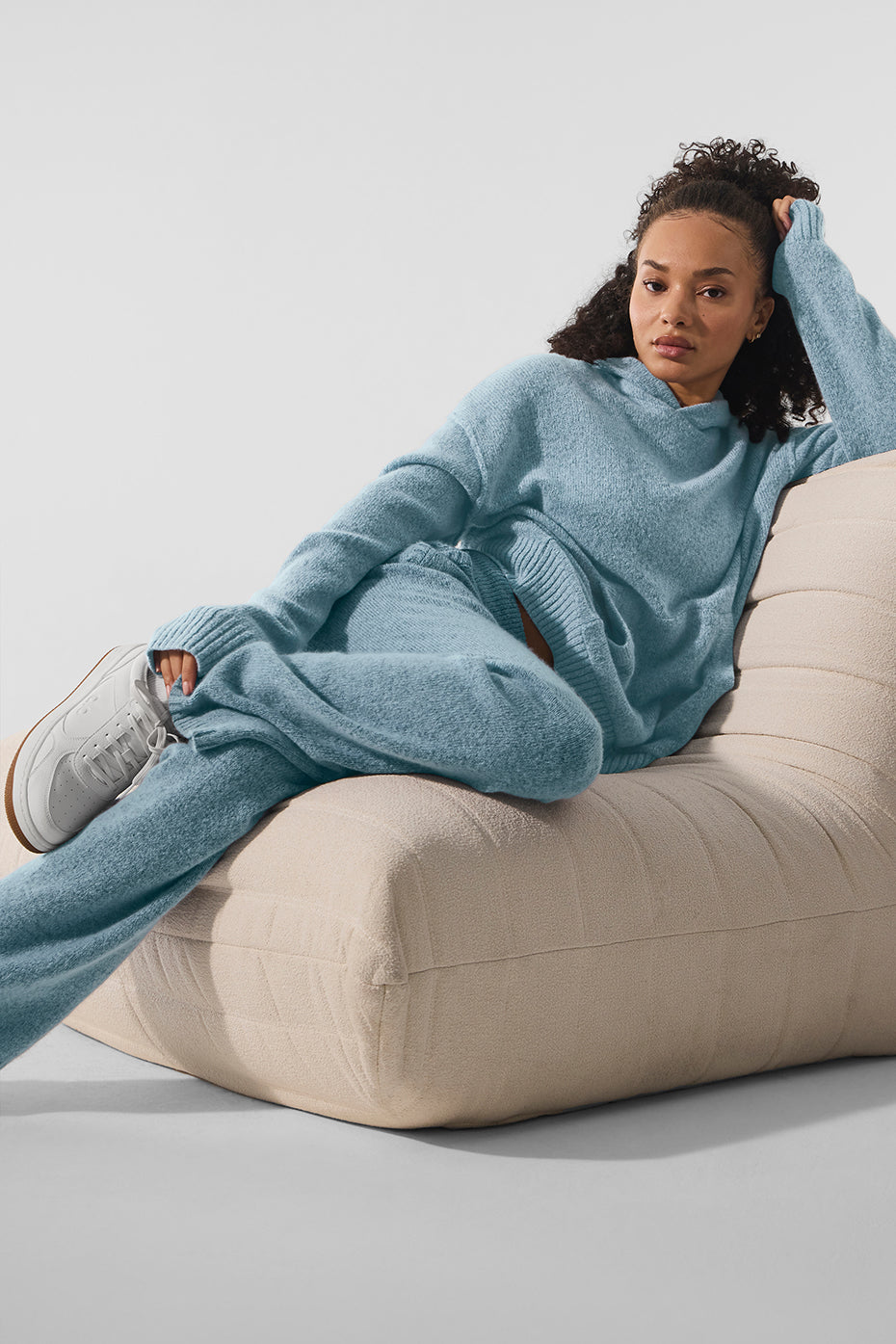 Pantalon De Survêtement En Laine Et Cachemire New Class - Celestial Blue Granite Heather