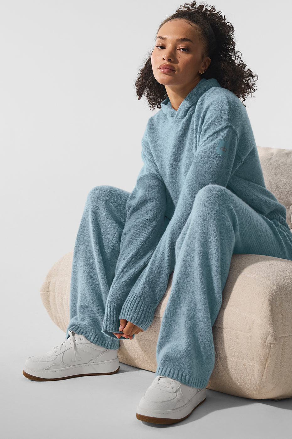 Pantalon De Survêtement En Laine Et Cachemire New Class - Celestial Blue Granite Heather