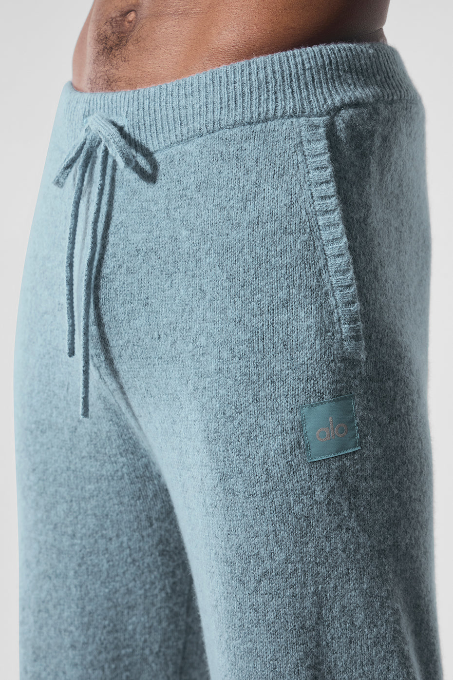 Pantalon De Survêtement En Laine Et Cachemire New Class - Celestial Blue Granite Heather